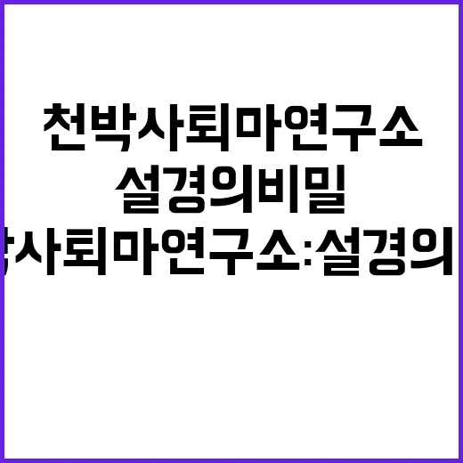 천박사 퇴마 연구소…