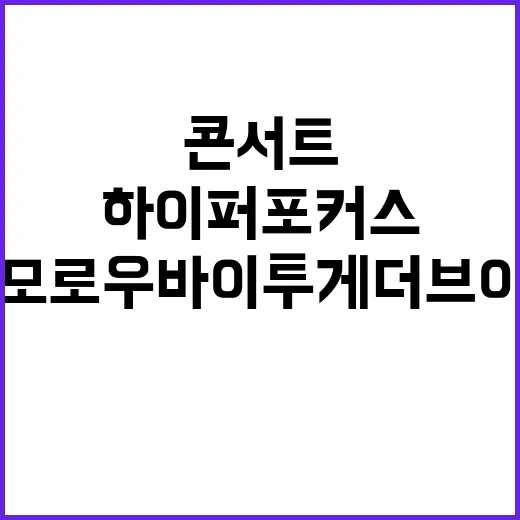 하이퍼포커스 투모로…