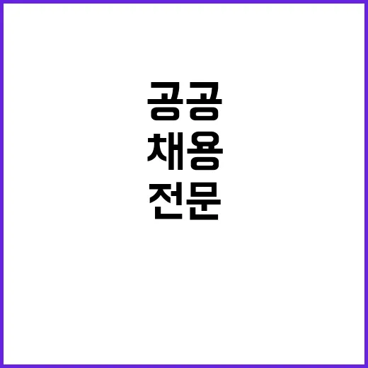 인사처 공공기관 채용 지원 전문인력 양성 시작!