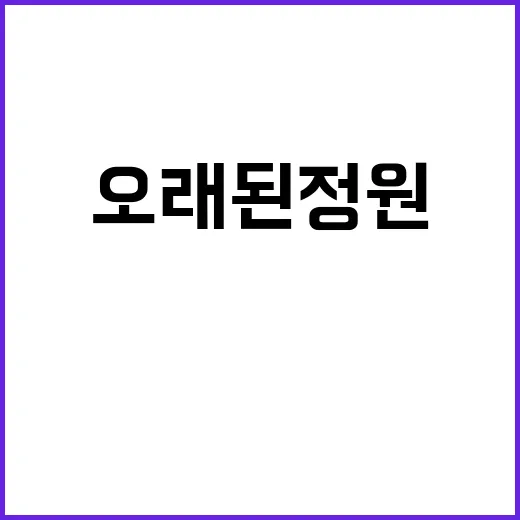 오래된 정원 독서 …