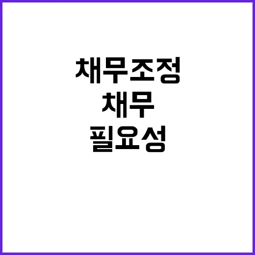 “국가 총부채 관리…