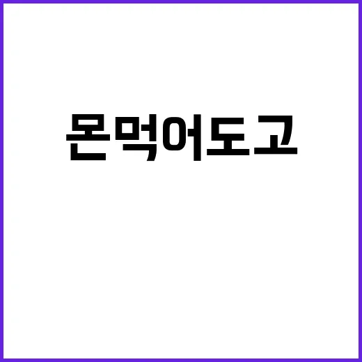 몬 먹어도 고 비밀…