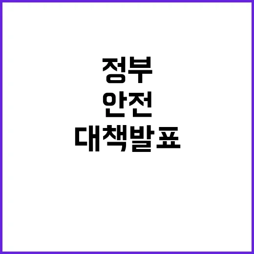 추석 안전 정부 대…