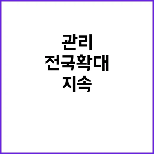 미숙아 지속관리 전국 확대 시행 소식 공개!