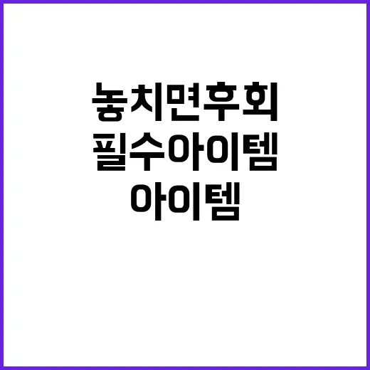 임산부 필수 아이템…