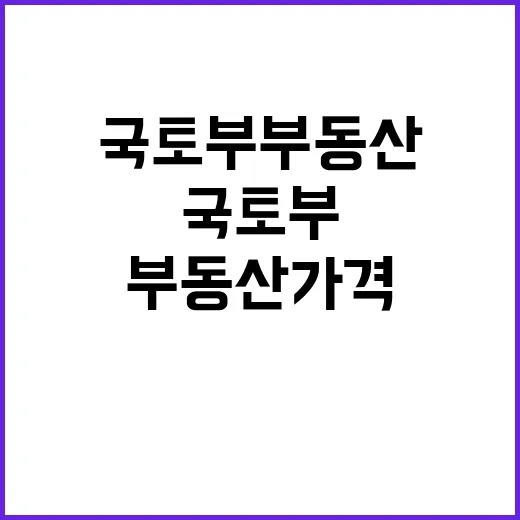 국토부 부동산 가격…