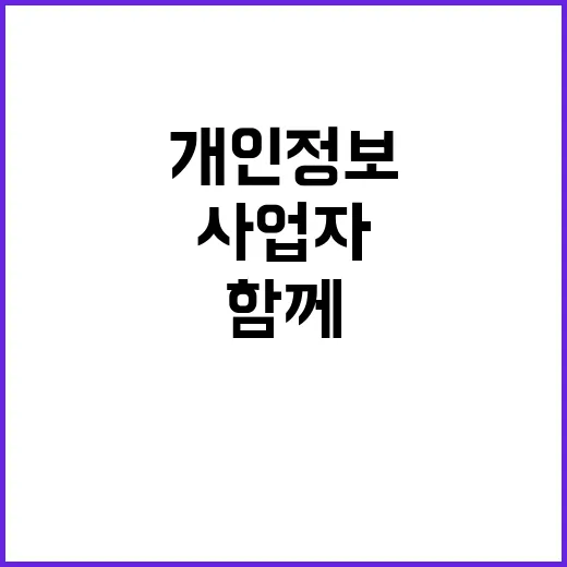 개인정보보호 점검 …