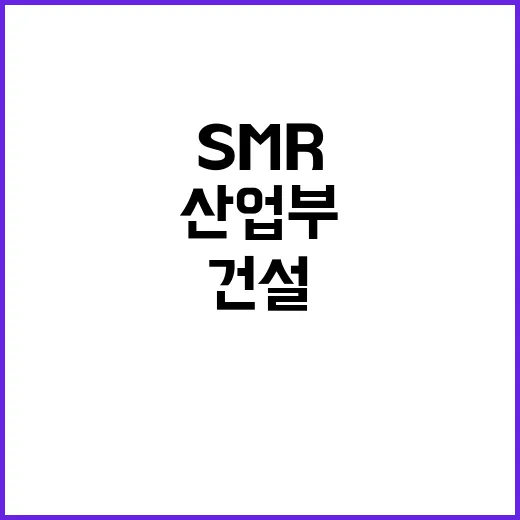 SMR 건설 계획 …