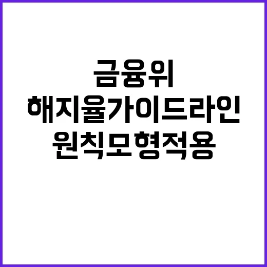 금융위 “해지율 가…