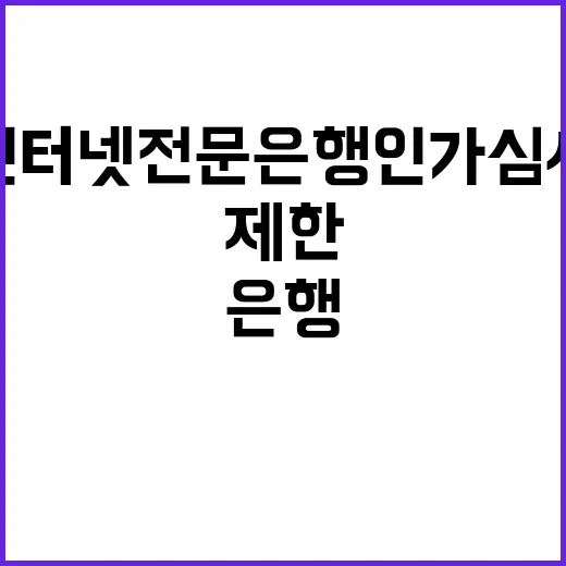 인터넷전문은행 인가…