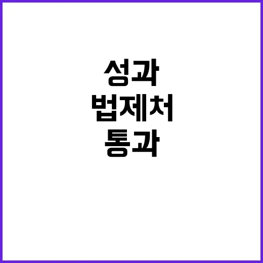 법안 통과 “법제처…