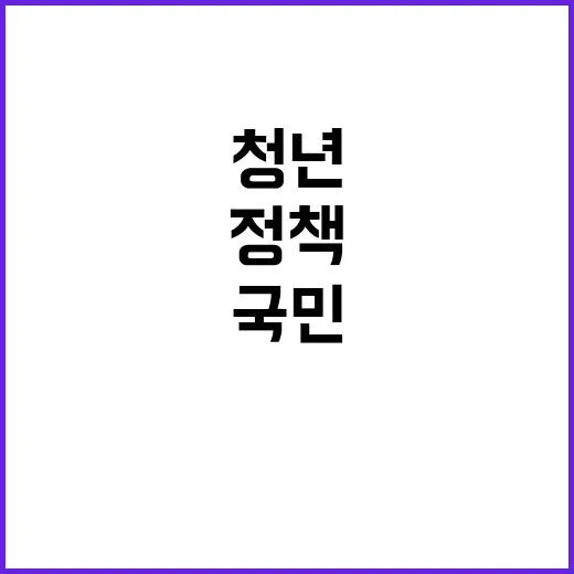 청년지원 정책 국민이 선택한 최우선 사항은?