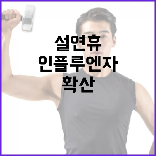 인플루엔자 설 연휴…