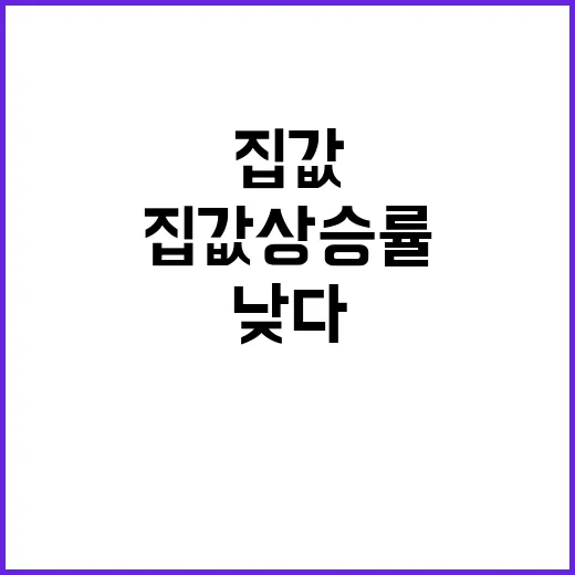 집값 상승률 현 정…