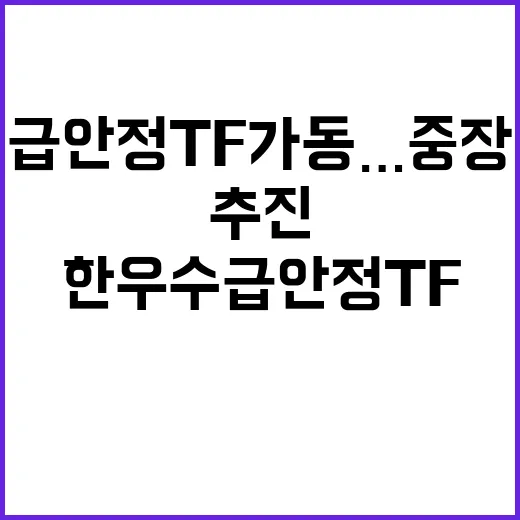 한우 수급 안정 T…