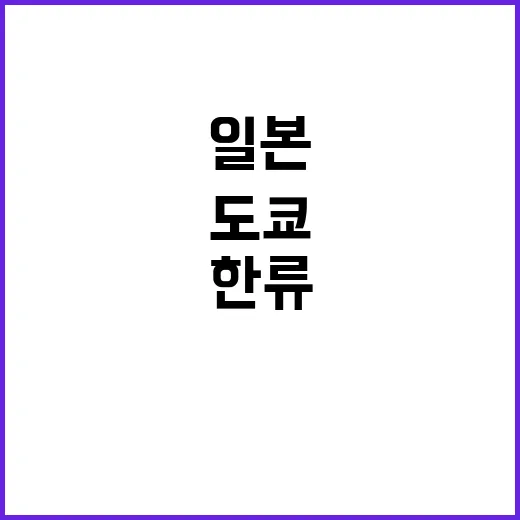 한류 일본시장 열쇠…