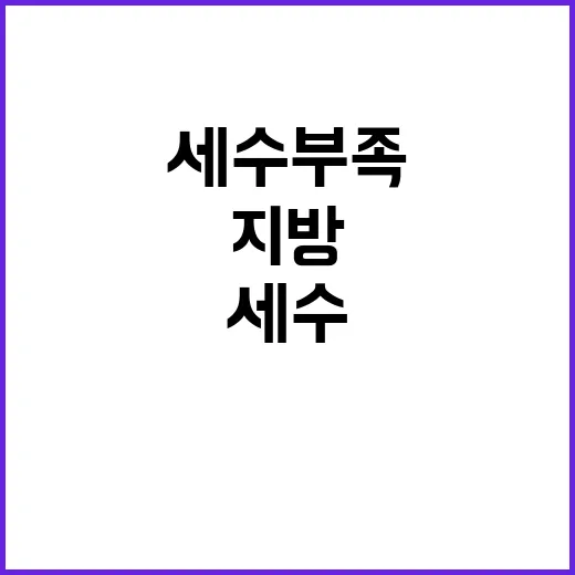 ‘세수부족 부담’ …