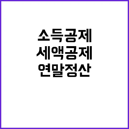 소득공제? 세액공제? 연말정산 비밀 공개!