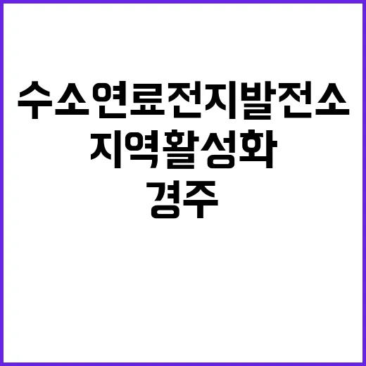 수소연료전지 발전소…