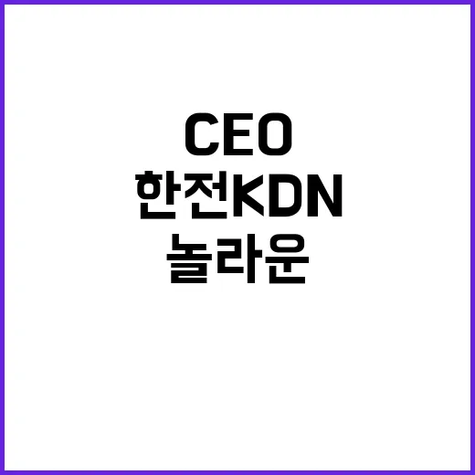 한전KDN(주) CEO 비서 기간제근로자 채용공고