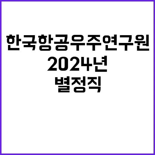 한국항공우주연구원 …