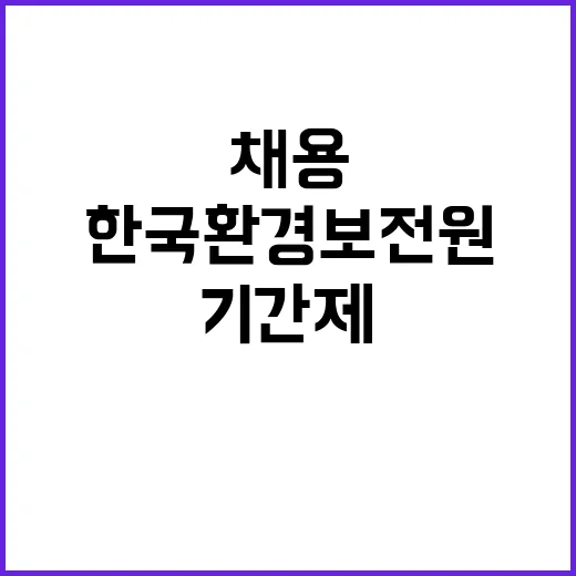 한국환경보전원 비정…