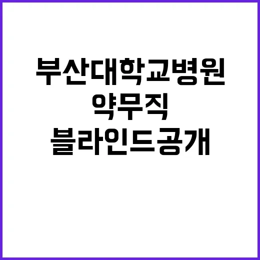 2024년도 일반직(약무직) 신규직원 블라인드 공개채용 상시모집 공고