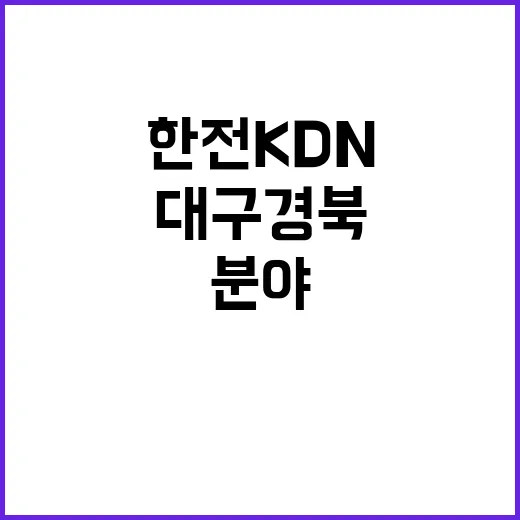 한전KDN(주) 대구경북지역본부 직할 AMI분야 작업원 모집공고