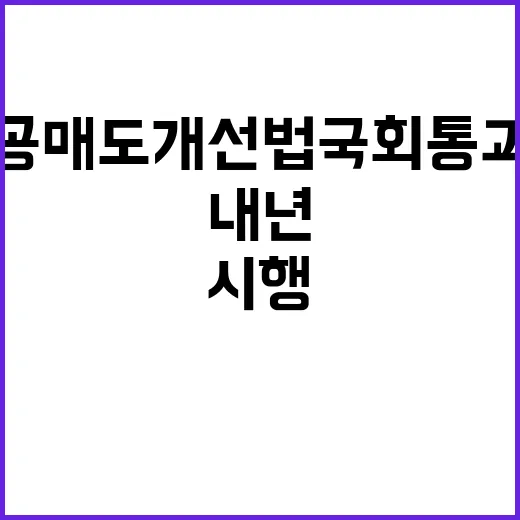 공매도 개선법 국회 통과! 내년 시행 예고!