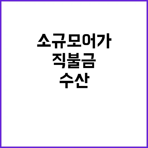 수산직불금 소규모 …