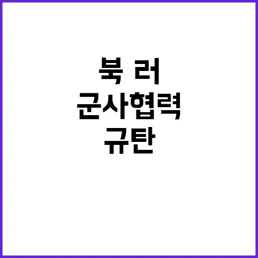 정상 회담 북·러 …