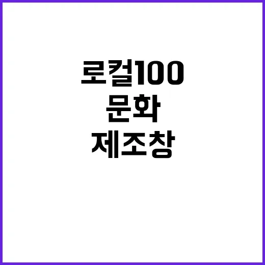 옛 연초제조창 문화의 향기 그리고 로컬 100!