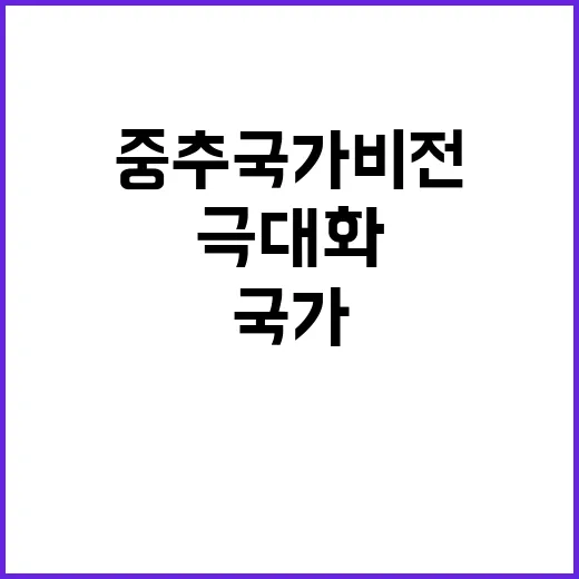 중추국가 비전 안보…