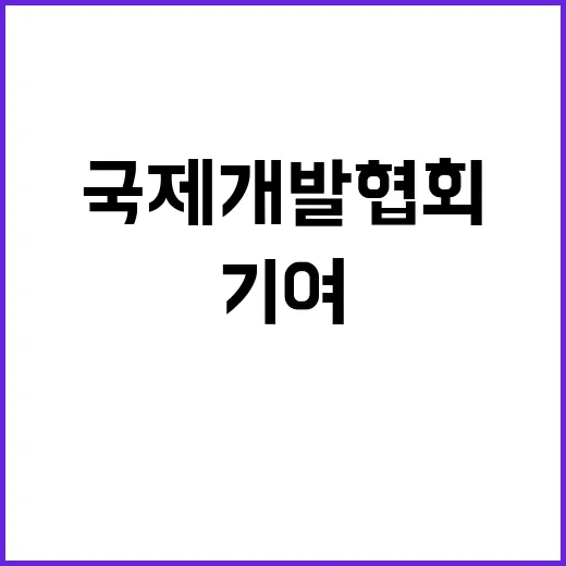 국제개발협회 윤 대…