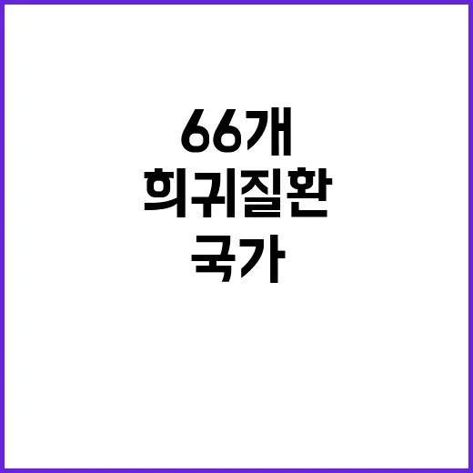 희귀질환 66개 국…