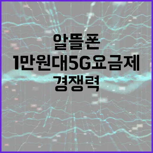 1만원대 5G 요금제 알뜰폰의 새로운 경쟁력!