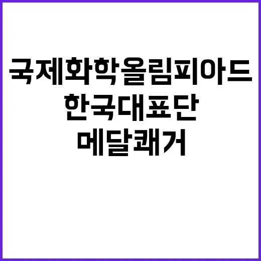 국제화학올림피아드,…