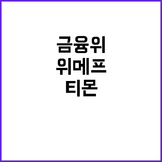 금융위,티몬·위메프 손실 분담방안 검토없다!