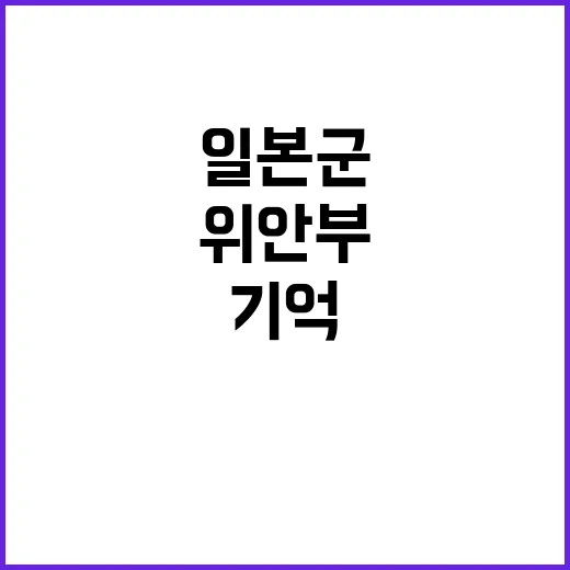 “위안부” 기억 일…