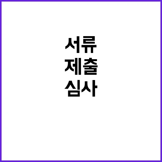 특허청 심사 기준 공개 출원인 제출 서류!