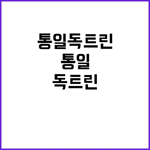 통일 독트린 현실적…