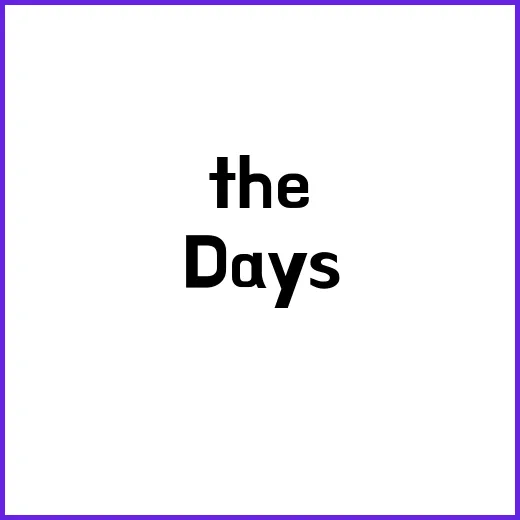 THEDAYS