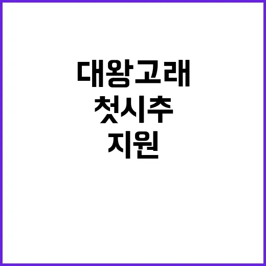 대왕고래 첫 시추 506억 원 전기차 지원!