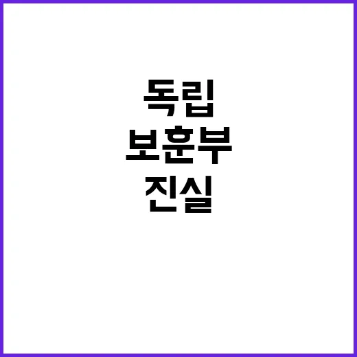 “독립유공자 보고서…