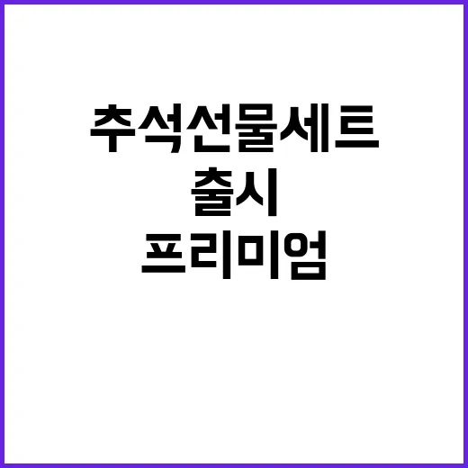 추석 선물세트 실속…