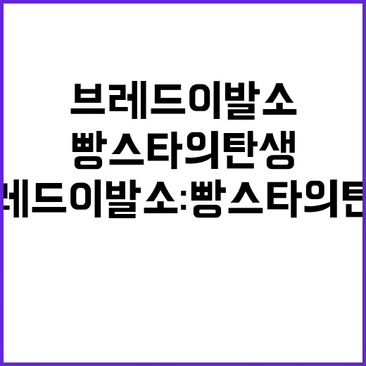 브레드이발소 빵스타…