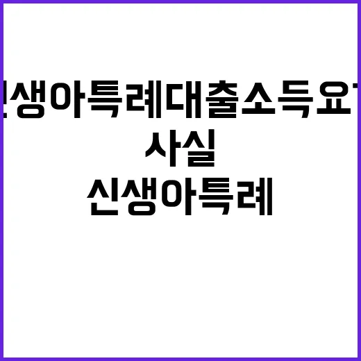 국토부 “신생아특례…