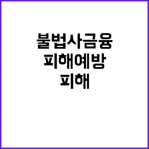 불법사금융업자 명칭…