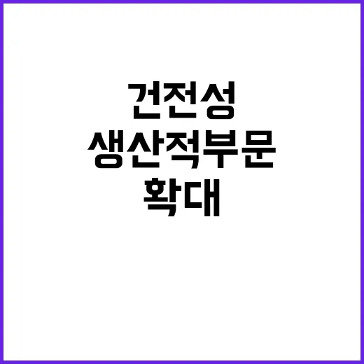 거시건전성 강화 생…