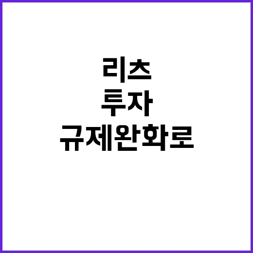 리츠 규제 완화로 …